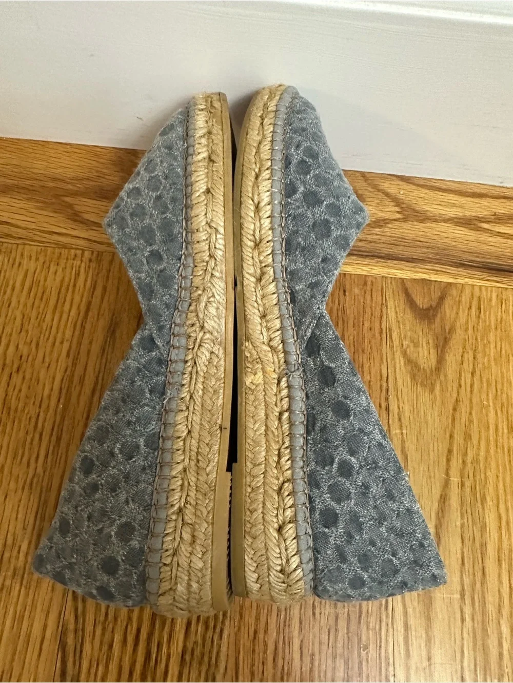 Viscata Barcelona Rascassa Flat Espadrilles in Bubble Blue